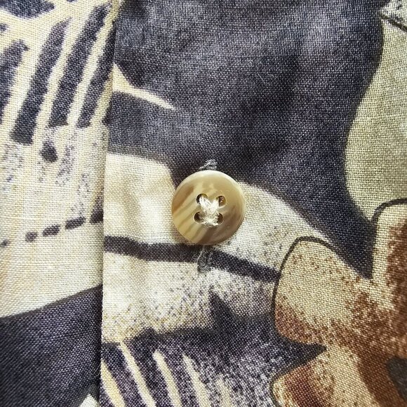 Splatt Men's Hawaiian Shirt M 100% Cotton Floral Print Fine Resortwear - Picture 6 of 9